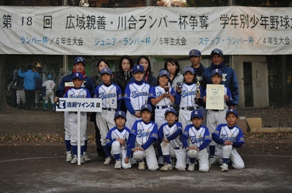 [B] ランバー杯　準優勝おめでとう！